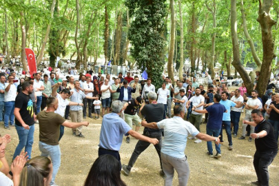 Bursa'da Burulaş ailesi piknikte buluştu