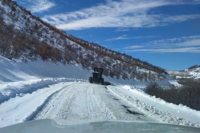 Malatya'da 56 mahallede kar mesaisi